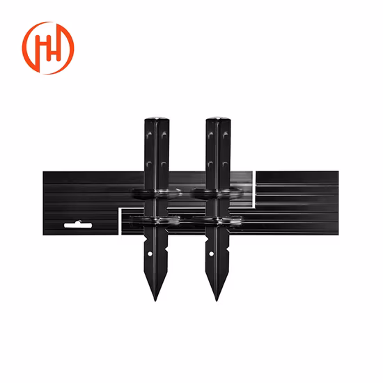 잔디를 위한 공장 가격 알루미늄 정원 침대 잔디 가장자리 설치 금속 테두리