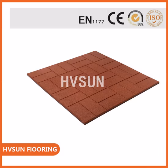 재활용된 고무 소재 어린이 안전 놀이터 가장자리 안전 고무 테두리